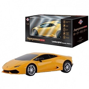 Радиоуправляемый лицензированный автомобиль Lamborghini Huracan LP610-4 масштаб 1:24, ЗУ в комплекте (Wincars, DS-2008)