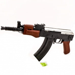 Автомат TS45 со съемным магазином, глушителем и пульками, 37 см (1B00133)