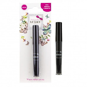 Lukky жидкая подводка для контура глаз, 2 мл, черный (1toy, Т16739)