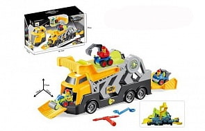 Автовоз-грузовик – Трек 3 в 1, звук (Junfa Toys, BS819-2) Автовоз-грузовик – Трек 3 в 1, звук (Junfa Toys, BS819-2)