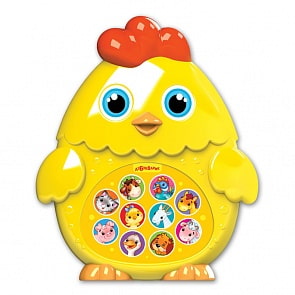 Игрушка музыкальная из серии Зверята-малышата - Цыпленок (Азбукварик, 28231-2)