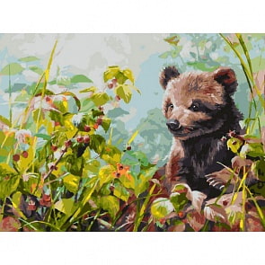 Живопись на холсте - Любитель малины (Белоснежка, 338-AS)