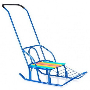 Санки - Кирюша-7К, синие (Вятские сани, 81338)