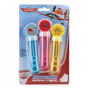 Набор цветных мыльных пузырей «Самолеты Дисней» (Играем вместе, 60056-3-PLANESsim)