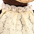Мягкая игрушка – Медведь девочка Milk в кружевном платье, 25 см  - миниатюра №2