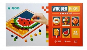 Деревянная мозаика - Сладости, 400 шт (Cubika, 14927)