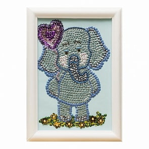 Набор для творчества Мозаика из пайеток - Слоненок (Волшебная мастерская, М022)