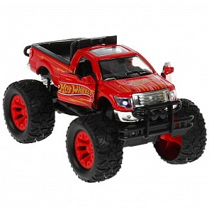 Модель Внедорожник Hot wheels 13,7 см свет-звук металлическая инерционная (Технопарк, YG96416-R)
