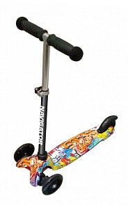 Самокат Navigator, свет, печать вотерпринт (Navigator, Т14748)