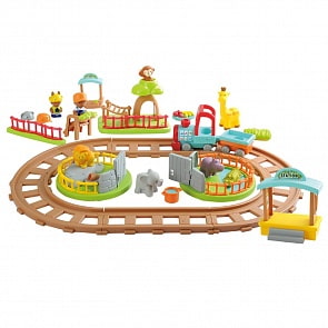 Игровой набор - Поезд сафари, 32 детали, звук (Playgo, Play 9852) Игровой набор - Поезд сафари, 32 детали, звук (Playgo, Play 9852)