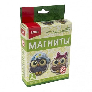 Магниты из гипса - Маленькие совята (Lori, Пз/Г-012)