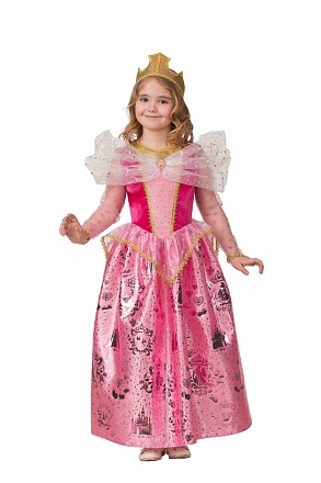Костюм карнавальный для девочек – Принцесса Аврора, размер 128-64 