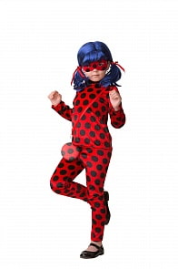 Карнавальный костюм для девочек - Леди Баг, размер 134-68 (Батик, 498-134-68)
