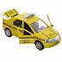 Металлическая инерционная машина - Renault Logan Такси, масштаб 1:43, со светом и звуком  - миниатюра №1