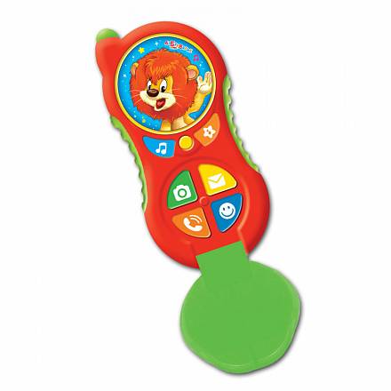 Музыкальная игрушка из серии - Алло-алло - Телефончик Львенка 
