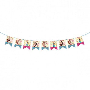 Гирлянда-флажки Машины сказки Маша и Медведь (Росмэн, 28305ros)