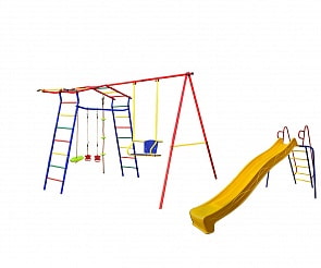 ДСК - Игромания дачный с горкой КМС-420, базовый (КМС, КМС-420)