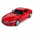 Машина на р/у – Mercedes SLS AMG, 1:24, 19 см, красный, белый, свет   - миниатюра №2