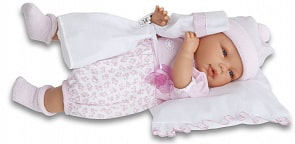 Кукла Габи в розовом, умеет плакать, 37 см. (Antonio Juan Munecas, 1445P)