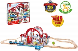 Игровой набор - Станция Гранд Сити (Hape, E3725_HP) - миниатюра