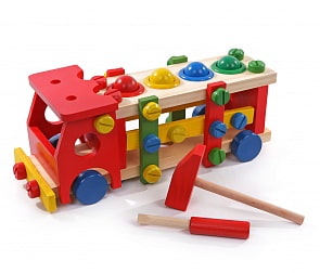 Конструктор - Машина (Мир Деревянных Игрушек, Д033)