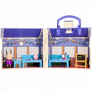 Большой игровой набор Peppa Pig – Пеппа в школе, 10 предметов (Росмэн, 35358ros)