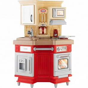 Игрушечная кухня красного цвета со звуковыми эффектами (LITTLE TIKES, 484377)