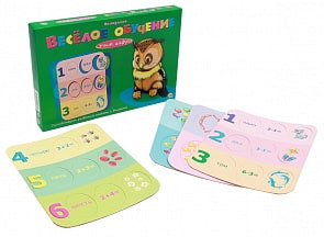 Настольная обучающая игра Веселое обучение - Учим цифры (Рыжий кот, ИН-1007)