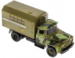 Инерционная машина ЗИЛ 130 - Вооруженные силы, 20 см, свет, звук (Технопарк, X600-H09117-R)