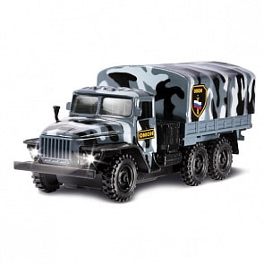Машина - Урал ОМОН, с эффектом звука и света (Технопарк, URAL-02)