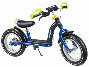 Беговел Laufrad Cruiser Boy Alu "12", цвет - Blue/Lemon, сине/лимонный (Hudora, 10088)