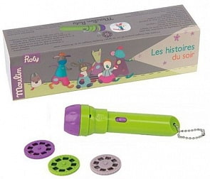 Фонарь - проектор с историями - Забавные зверушки (Moulin Roty, 629360)