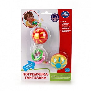 Погремушка - Гантелька (Умка, U02-Rsim)