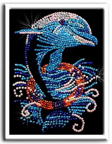 Мозаика из пайеток Дельфин (Волшебная мастерская, 011вм)