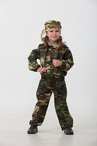 Карнавальный костюм Спецназ из серии Профессии, размер 134-68 (Батик, 5701-134-68)