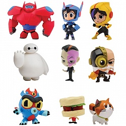 Микрофигурки из серии Big Hero 6, 3-5 см., несколько видов (Bandai, 41230L) - миниатюра