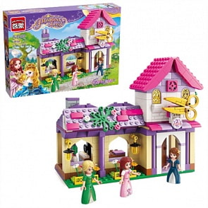 Конструктор с фигурками - Парикмахерская, 348 деталей (Enlighten Brick, BRICK2606 (12)