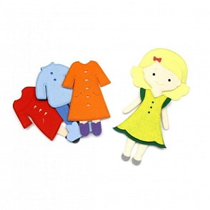 Игровой набор - Одень куклу, 4 сезона (Сибирский сувенир, 1701001)