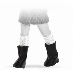 Сапоги черные для кукол, 32 см (Paola Reina, 63209)