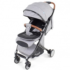 Прогулочная коляска Nuovita Giro, цвет серый, шасси черное (Nuovita, D289_723)
