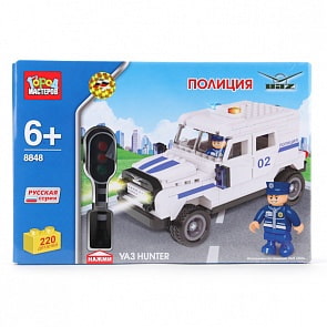 Конструктор Город Мастеров “Полиция”, 220 деталей (Город Мастеров, BB-8848-RLsim)