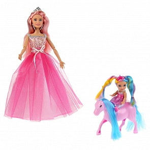 Кукла София-принцесса с дочкой, 29 см (Карапуз, 66325-21-S-BB)