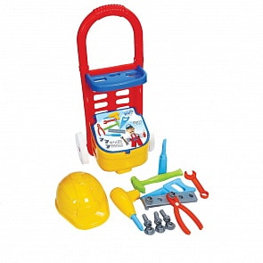 Набор инструментов - 14 предметов в тележке (Terides, Т2-132)