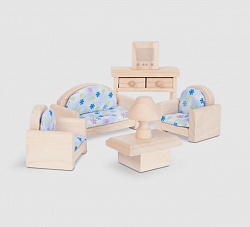 Набор мебели для гостиной Классик (Plan Toys, 9015) - миниатюра