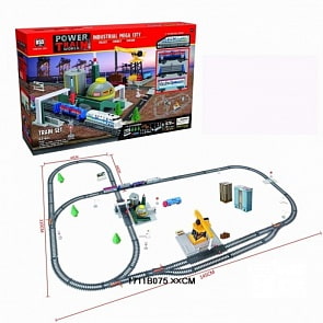 Железная дорога со светом и аксессуарами (Shantou, 1711B075)