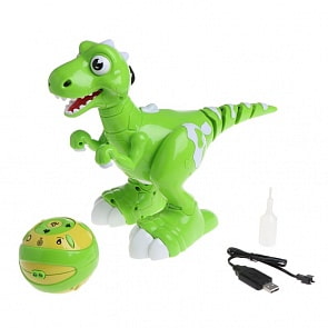 Радиоуправляемый робот - Динозавр на аккумуляторе, свет, звук, з/у USB (B1651725sim)
