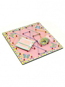 Развивающая деревянная игрушка Геоборд Мозаика (Paremo, PE120-16)