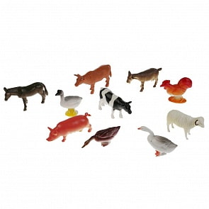 Набор из 10 фигурок - Домашние животные, 10 см (Играем Вместе, HA2496S) (ассортимент)