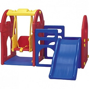 Игровой центр с горкой и качелями (Haenim Toy, HN-708)