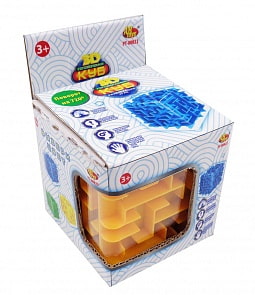 3D-головоломка - куб, 3 цвета (ABtoys, PT-00822)